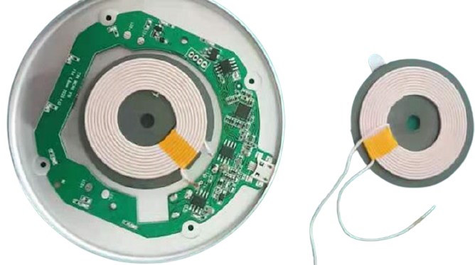 Bobine de charge sans fil avec inducteur de bobine de charge sans fil Pcb